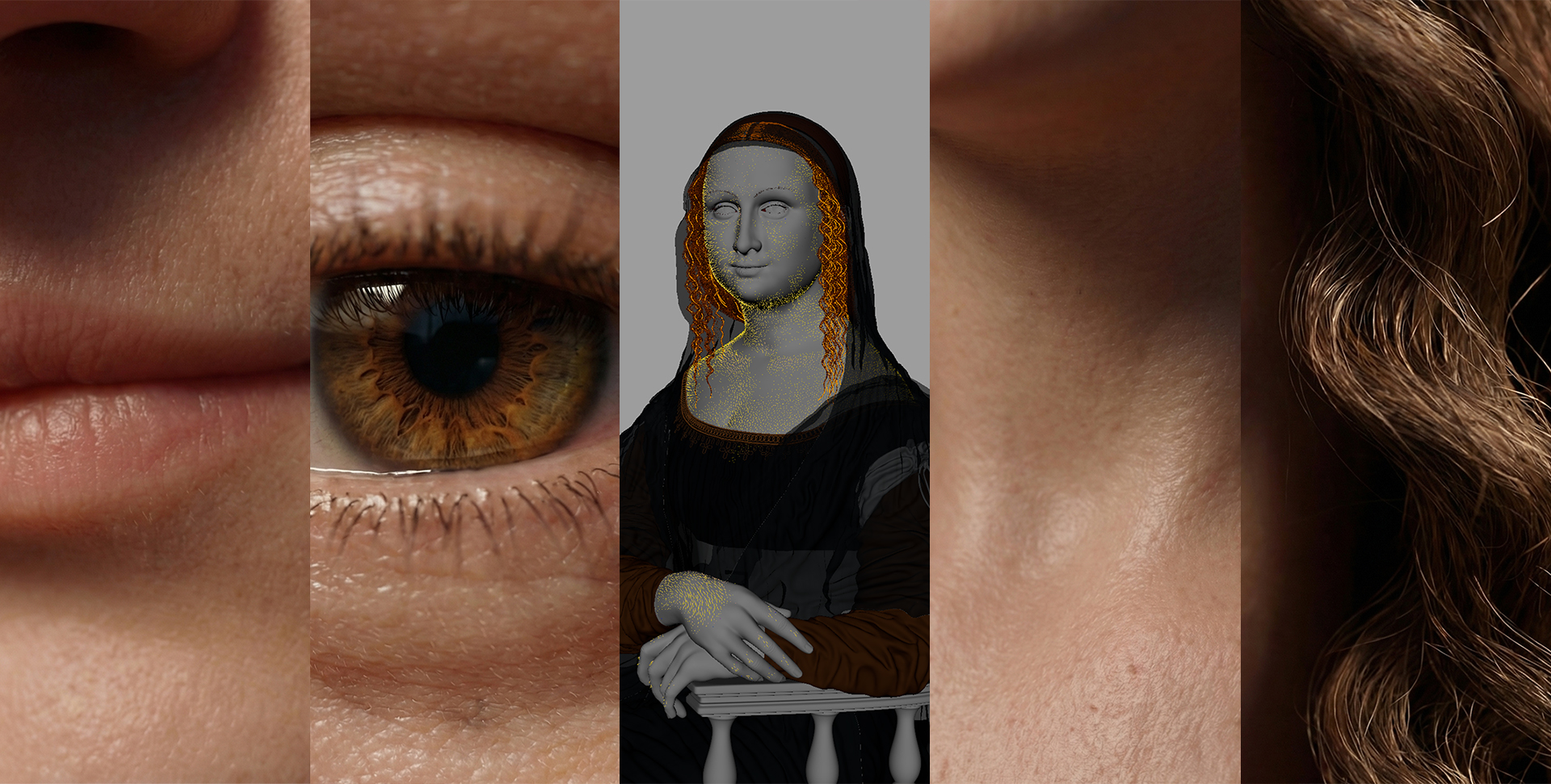 Mona Lisa 3D reconstruction
